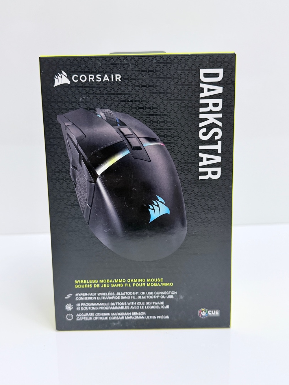 Corsair Darkstar Wireless RGB Gaming Mouse New In Box MOBA MMO